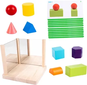 1 Set Interactive Blocks Educational Spatial Thinking for Safe Construction Bright Colors for Shape Recognition and Logical Thinking Development