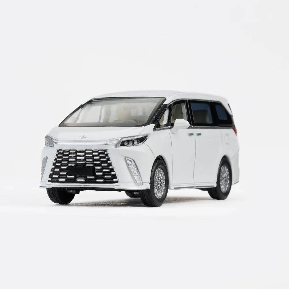 1:64 Lexus LM500h Die-Cast Model - Premium White Edition