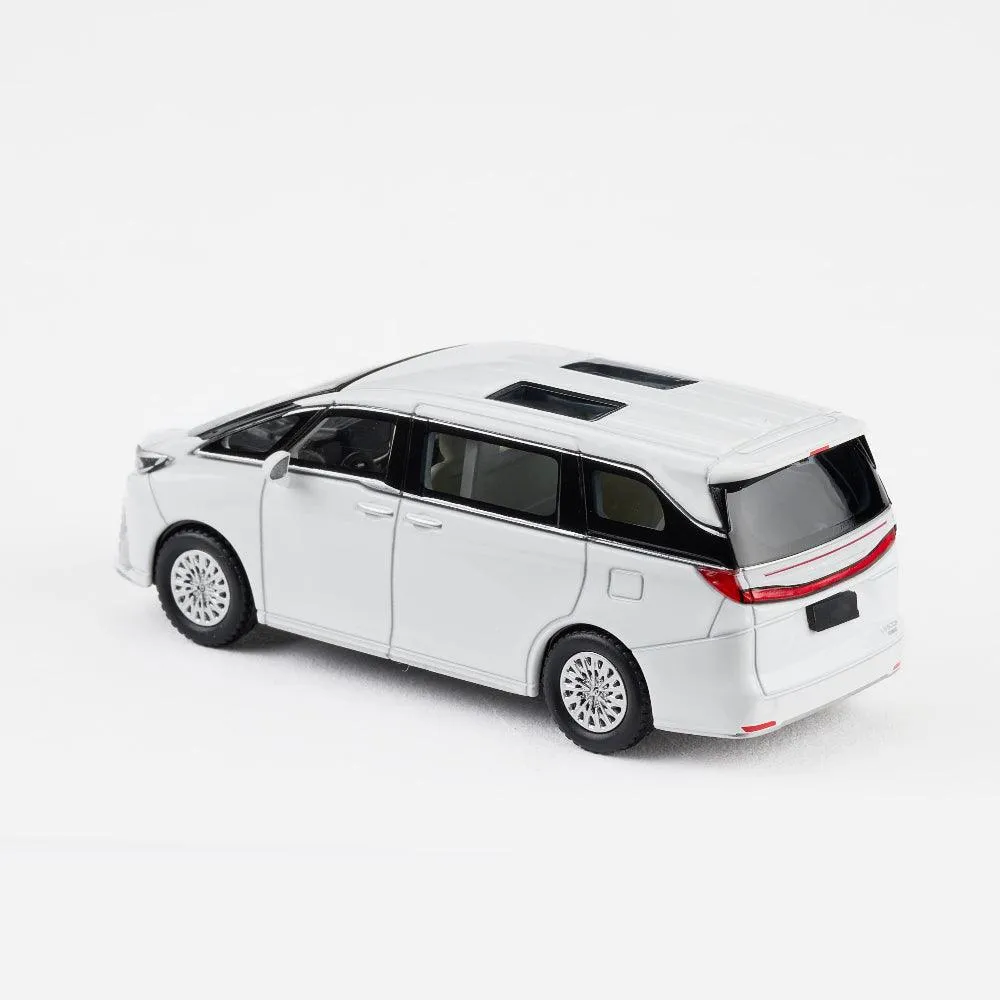 1:64 Lexus LM500h Die-Cast Model - Premium White Edition