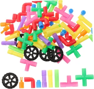 1Set Interlocking Building Block Educational for Fun Stacking for Enhances Imagination Motor Skills Present for Boys