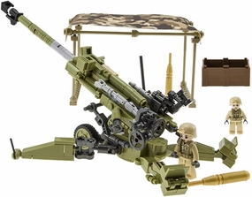2022 New Anti-Tank Gun, Military Brick Sets, Army Series Building Block with 2 Soldiers Figures (258 Pieces)
