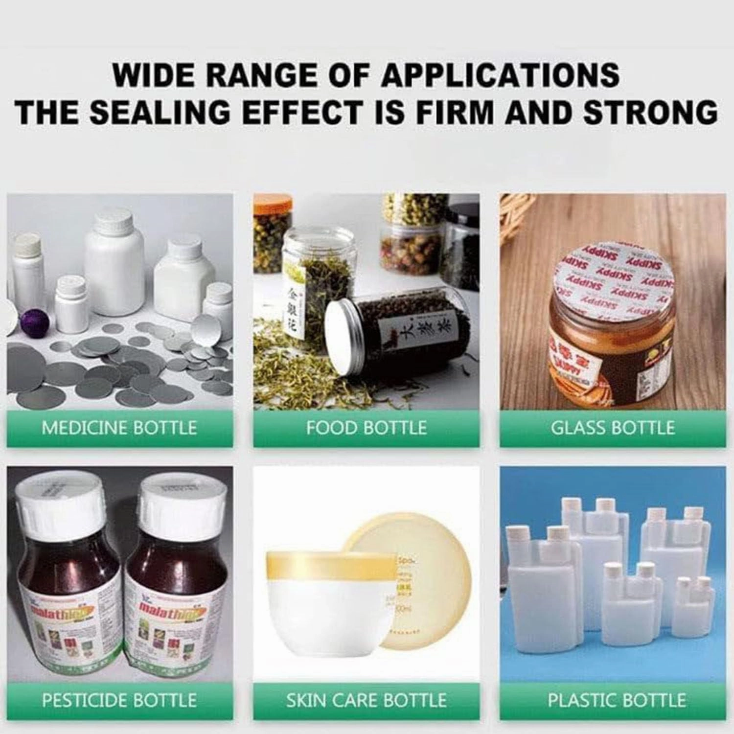 2200W Automatic Aluminum Foil Sealing Machine Continuous Electromagnetic Induction Band Bag Sealer Plastic Bottle Cap Sealer Auto Continuous Sealing Machine, Diameter 15-120mm,30-120mm