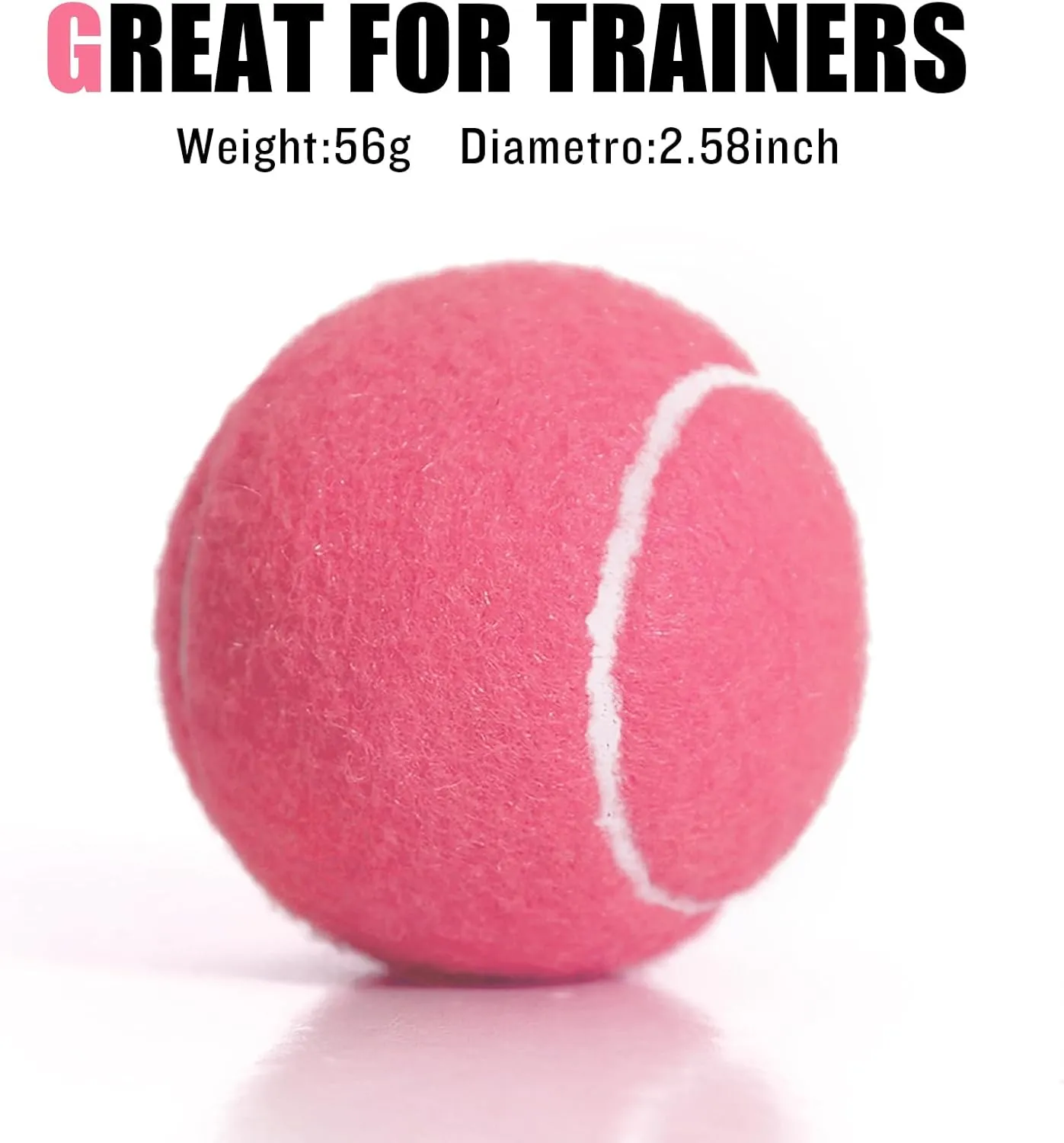 30 Pack Tennis Balls, Training Tennis Balls, Pet Dog Playing Balls, Practice Tennis Balls with Mesh Bag for Transport and Beginner Training