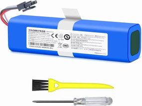 6800mAh Vacuum Battery Replacement for Neabot NoMo Q11, for Neabot C1048A2, for Neabot C433-A3-4S2P Robot Vacuum Cleaner 14.4V 80.64Wh with Tools
