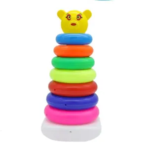 7 Pieces Colorful Stacking Ring Toys (1-2 Years)