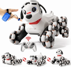 8 WD Gesture Sensing Stunt Robot Dog RC Car Toys for Ages 8-13 Boys, Robot Toys for 6 7 8 9 10 11 12 Year Old Kids Birthday Gift, Outdoor & Indoor