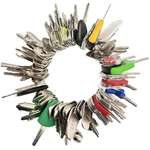 95PCS Heavy Equipment Keys,Construction Machine Operator Ignition Keys for Genie Skyjack JLG JD Cat Case Komatsu Kubota Sany New Holland Takeuchi Terex Yammar Toyata Bobcat