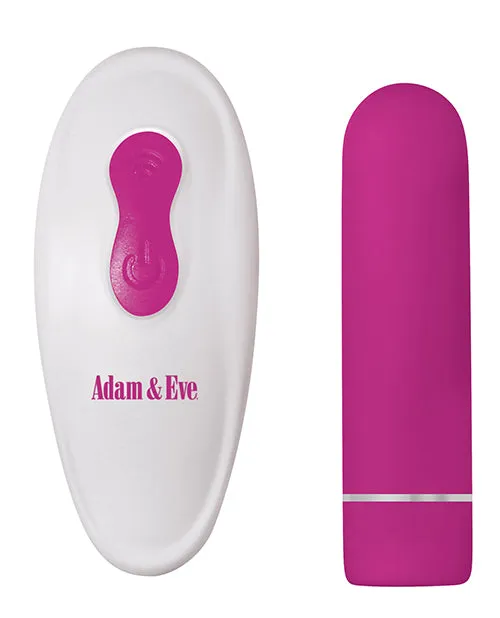 Adam & Eve Eve's Rechargeable Remote Control Bullet - Pink/white