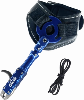 Adjustable Wristband Release, Index Finger Release, Composite Bow, 360 Degree rotatable Jaws, Automatic Closure, Bow and Arrow Archery Accessories, Archery Release Aids