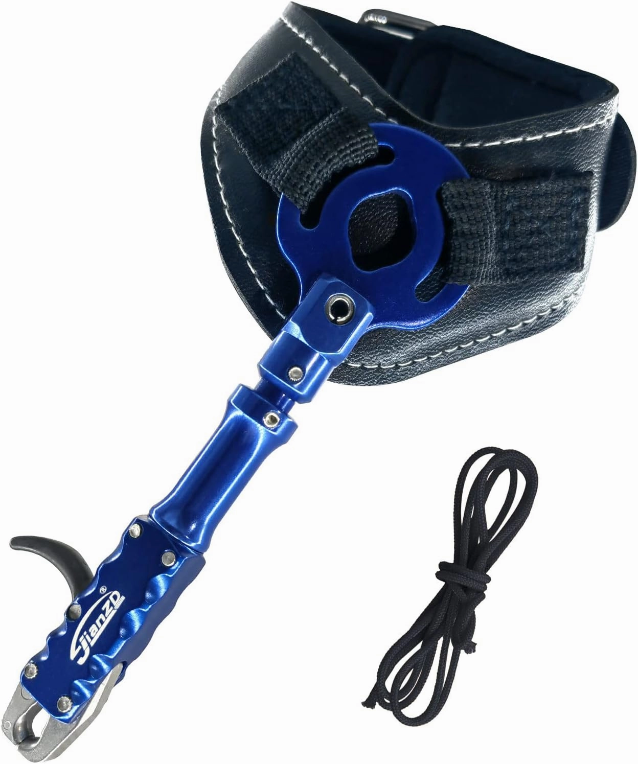 Adjustable Wristband Release, Index Finger Release, Composite Bow, 360 Degree rotatable Jaws, Automatic Closure, Bow and Arrow Archery Accessories, Archery Release Aids