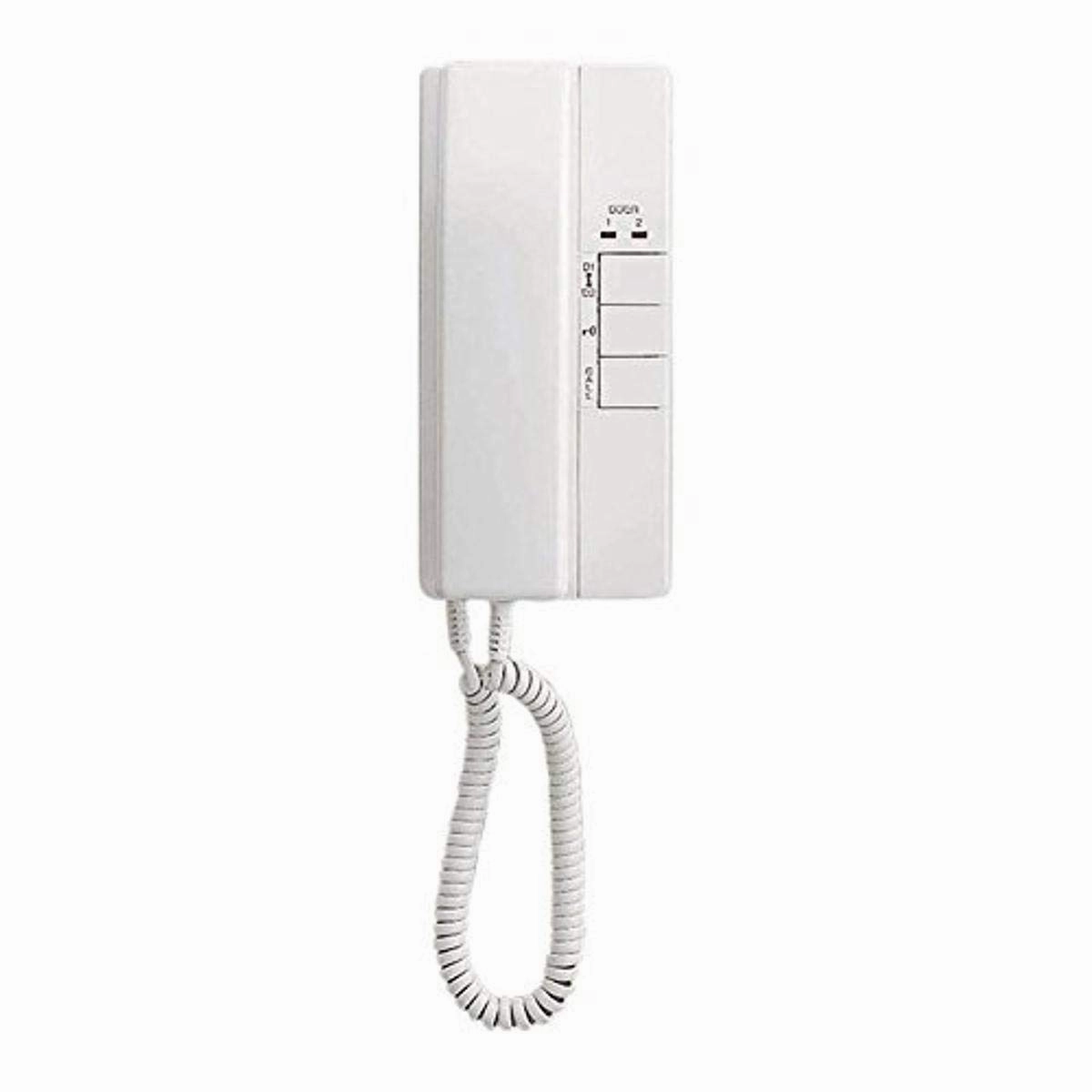 Aiphone IE-2AD Chime Tone Single- or Double-Door Intercom System Master Handset with Door Release Button, Supports up to Two Sub-Master Handsets