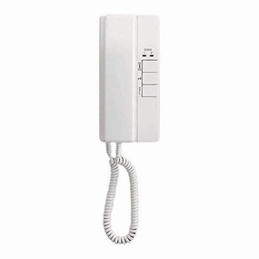 Aiphone IE-2AD Chime Tone Single- or Double-Door Intercom System Master Handset with Door Release Button, Supports up to Two Sub-Master Handsets