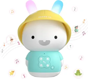 alilo Bunny Kids Music Player, Storytelling Toys for Toddler 1-3-5,Infant Baby Boy Girl Easter Gifts Pre-Loaded 30 Stories/48 Nursery Rhymes/12 Soothing Music,with Nightlight,Bluetooth,Record Function