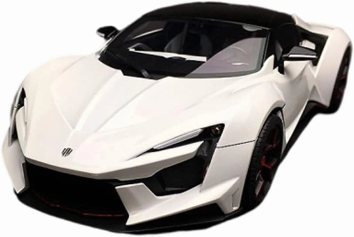 Alloy Resin Car Vehicle Model Fit for Lykan Fenyr 1 18 Resin Simulation Car Model Exquisite Version of Collectible Ornaments Festive Deluxe Gift (Color : C)