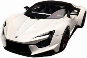 Alloy Resin Car Vehicle Model Fit for Lykan Fenyr 1 18 Resin Simulation Car Model Exquisite Version of Collectible Ornaments Festive Deluxe Gift (Color : C)