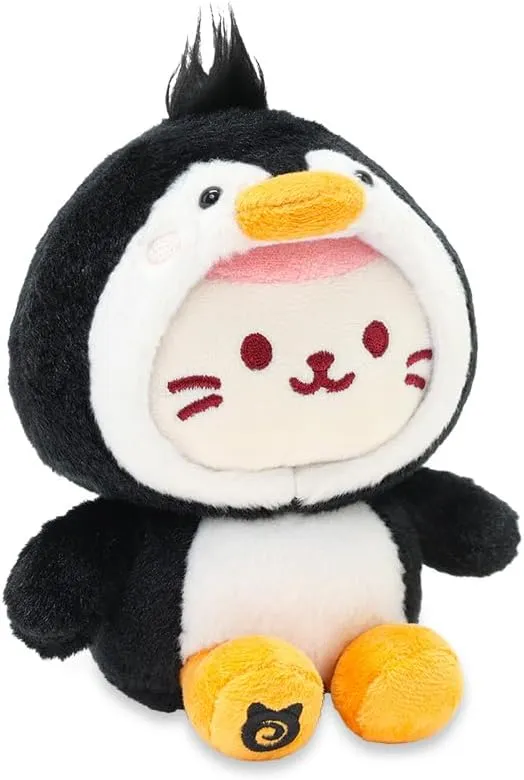 Anirollz Stuffed Animal Plush Toy Winter Penguin Kittiroll Small Sitting Plush Doll | Soft, Squishy, Warm, Cute, Comfort, Safe Birthday Kawaii
