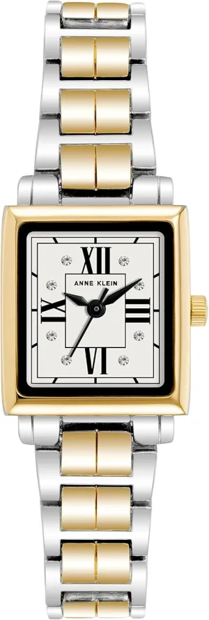 Anne Klein Women's Premium Crystal Accented Bracelet Watch