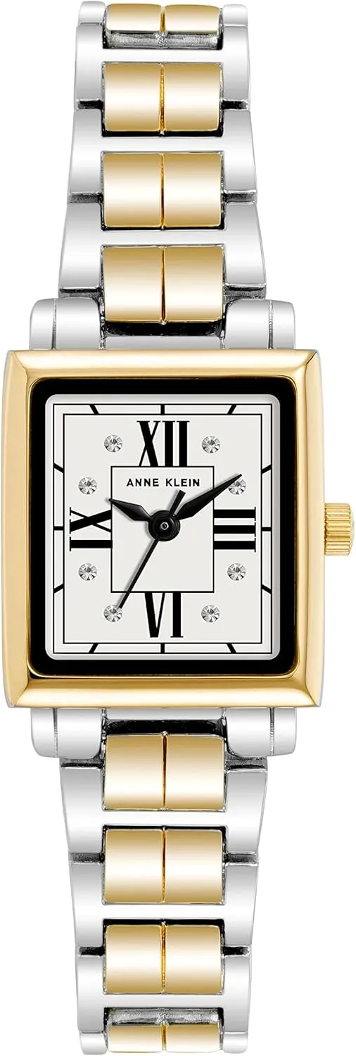 Anne Klein Women's Premium Crystal Accented Bracelet Watch
