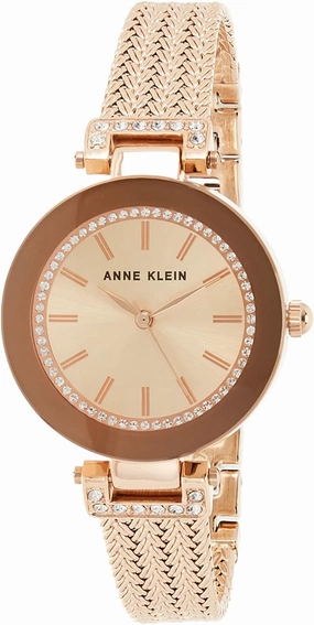 Anne Klein Women's Premium Crystal Accented Bracelet Watch