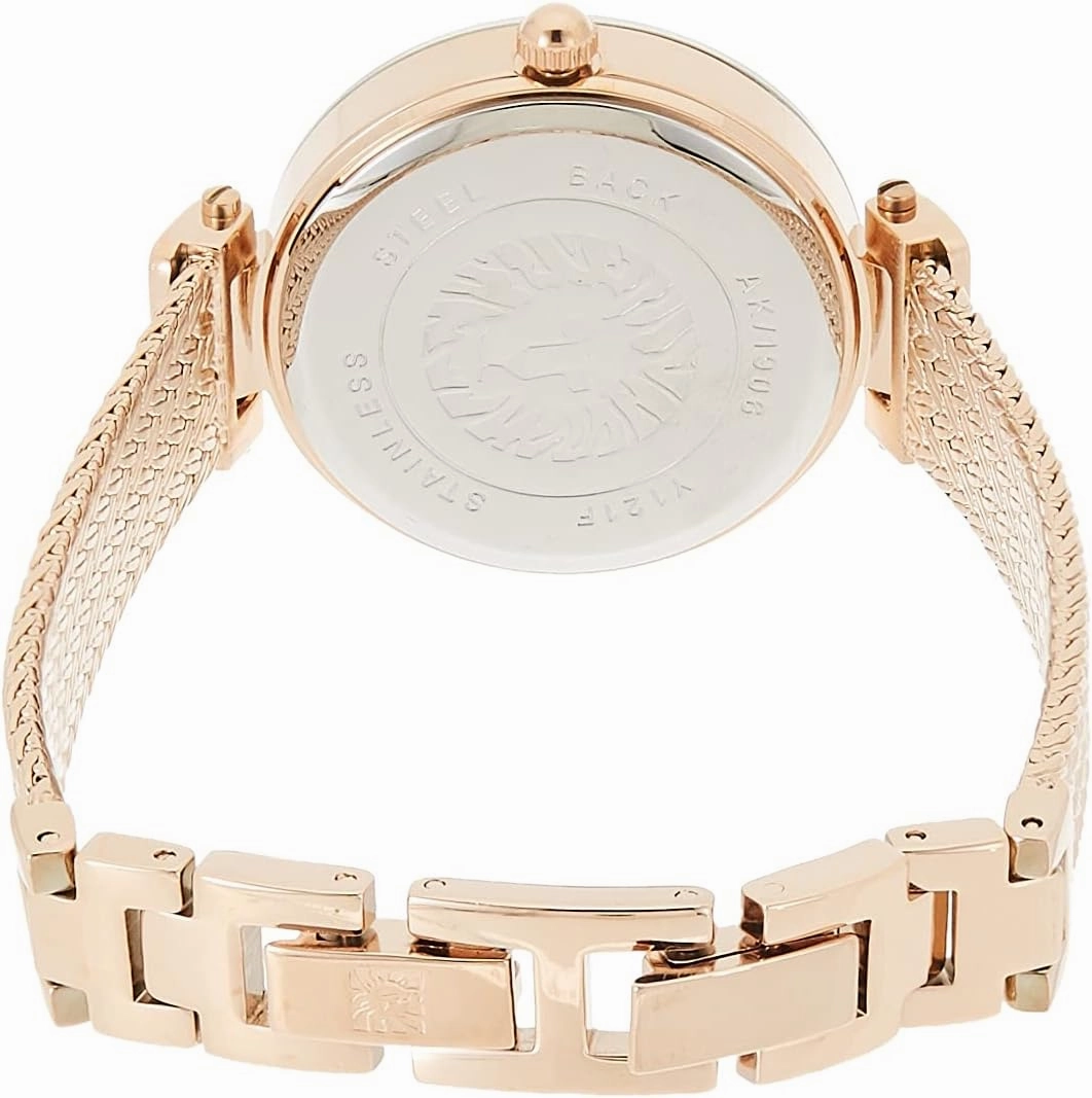Anne Klein Women's Premium Crystal Accented Bracelet Watch