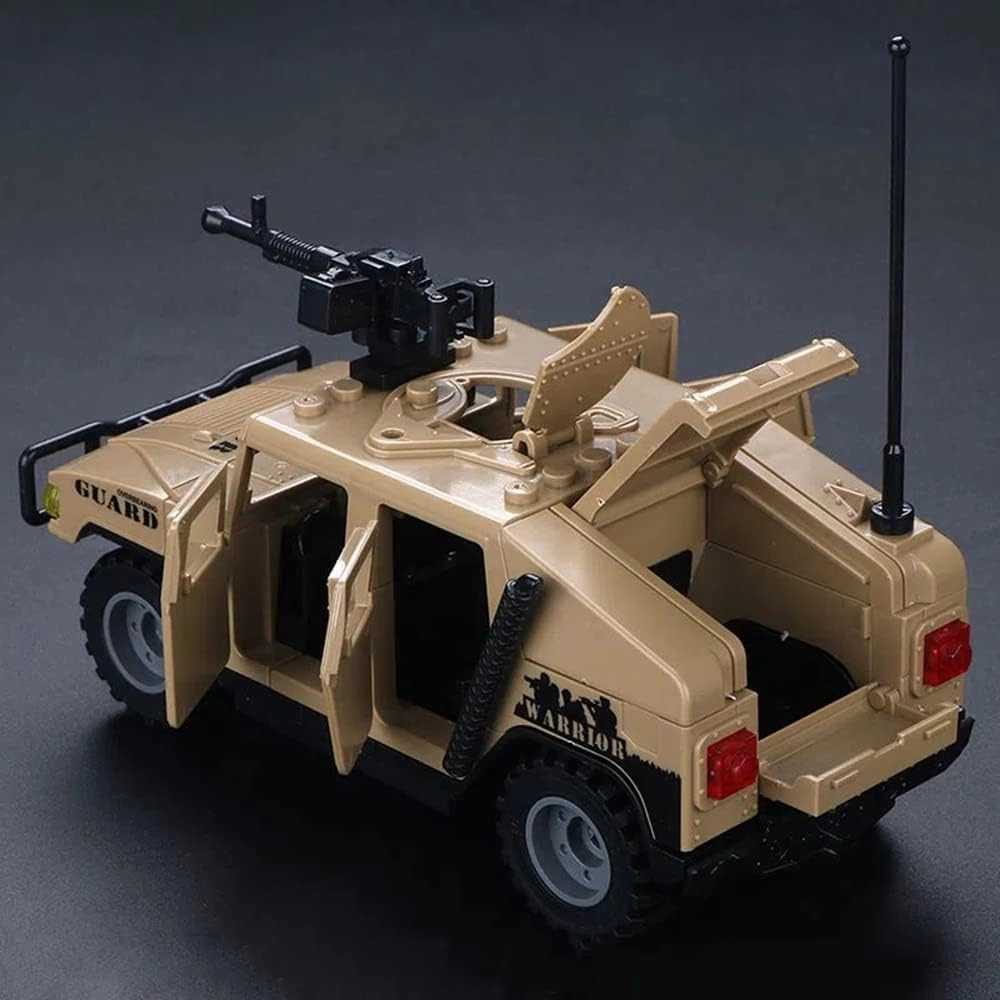 Armored Vehicle Building Block Military Vehicle Building Toy for Age 6 7 8 9 10 11 12 , Army Battle Brick, Military Car Model Toys Gifts for Boys （4 Styles）