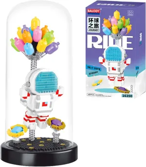 Astronaut Building Set for Adults Creative Space Lovers Friend Set Office Home Decor Building Block Party Favors for Kids Valentines New Year Birthday Gift for Boys Girls Age 6-12 (Astronaut)