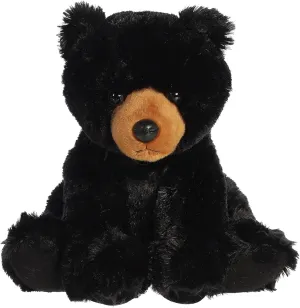 Aurora® Cuddly Black Bear Stuffed Animal - Cozy Comfort - Endless Snuggles - Black 14 Inches