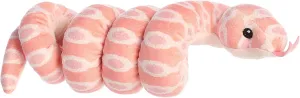 Aurora® Playful Snake Wrist Wranglers™ Snow Corn Snake Stuffed Animal - Vibrant Colors for an Eye-Catching Design for Kids, Adults, and Any Reptile Enthusiasts