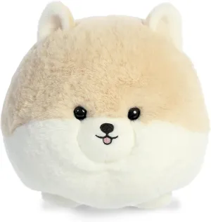 Aurora® Playful Teddy Pets™ Pom Stuffed Animal - Unique Design - Endless Play - Cream 9 Inches