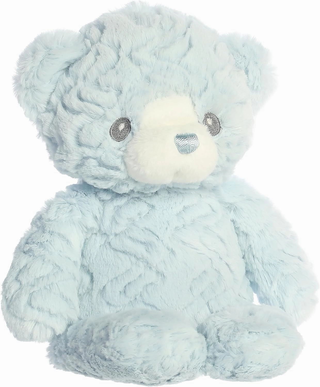 Aurora® Snuggly Huggy Bear™ Baby Stuffed Animal - Comforting Companion - Imaginative Play - Blue 13 Inches