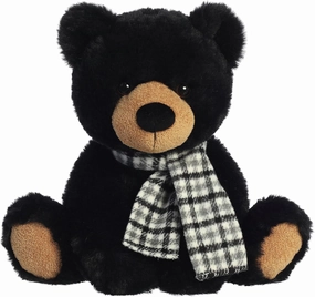 Aurora World Holiday - 12" Atticus Bear, Black