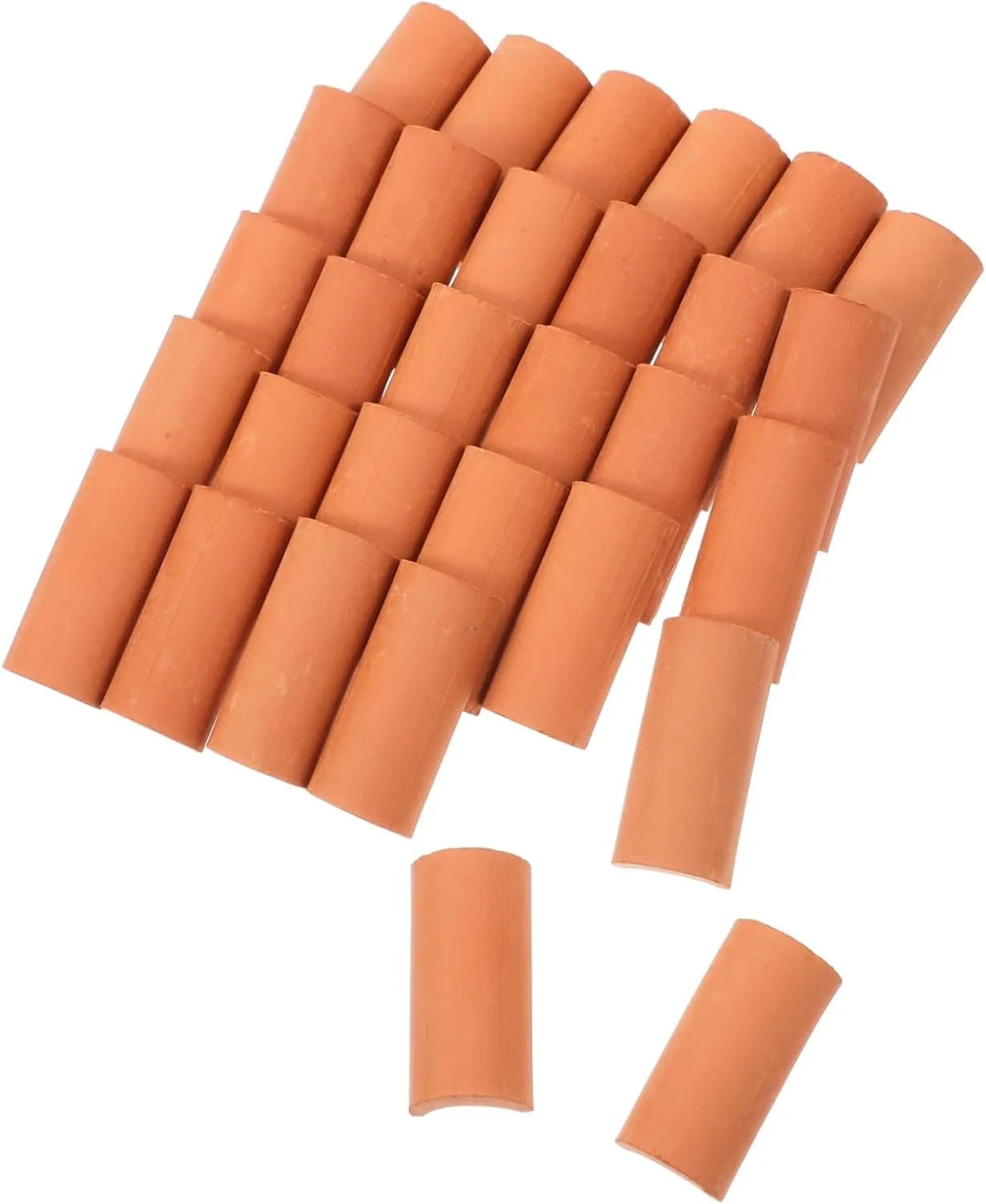 Authentic Miniature Building Tiles 30pcs Roof Tiles for Diy Craft Landscape Dollhouse Models