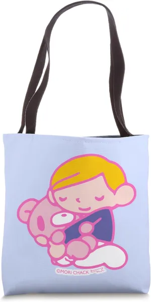 Baby Gloomy Naughty Grizzly In Pity's Arms Chibi Anime Tote Bag