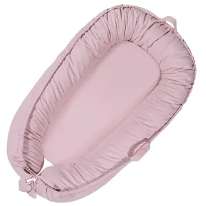 Baby Lounger for Newborn 0-24 Months, Infant Lounger with Soft Breathable Cotton Cover, Lightweight Portable Baby Nest for Tummy, Co Sleeping and Travel, Newborn Essentials for Baby Girl