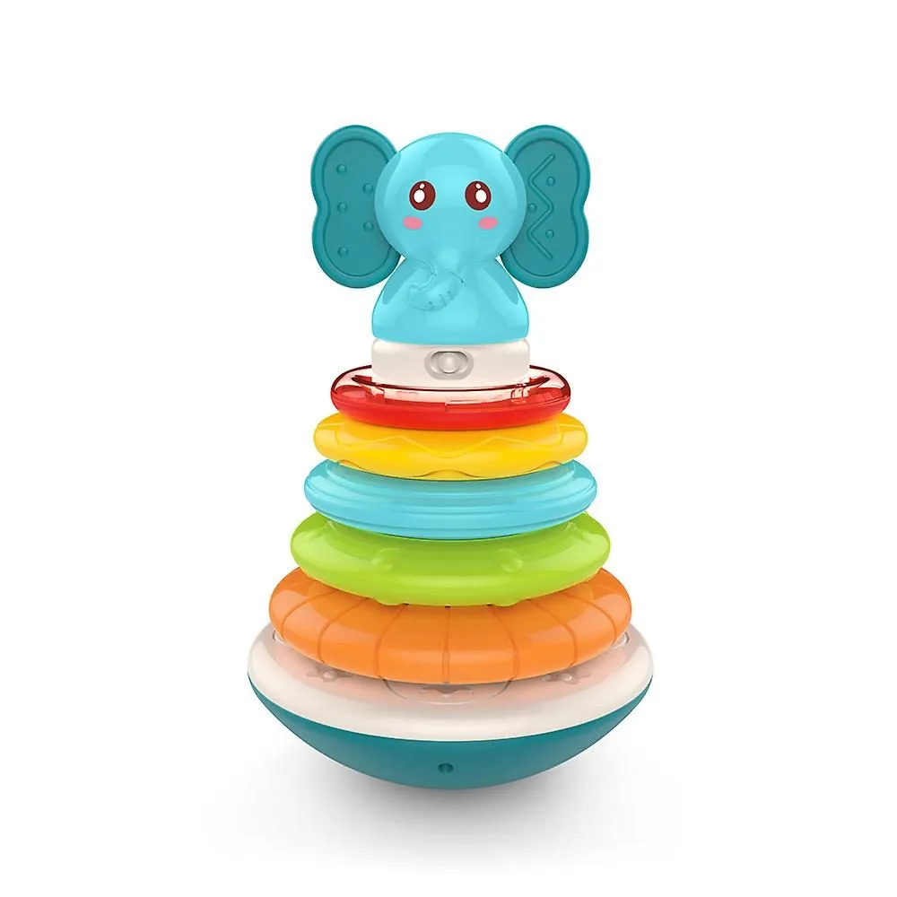 Baby Stacking Rings Musical Toys - Building Rings Stacker & Teethers