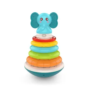 Baby Stacking Rings Musical Toys - Building Rings Stacker & Teethers