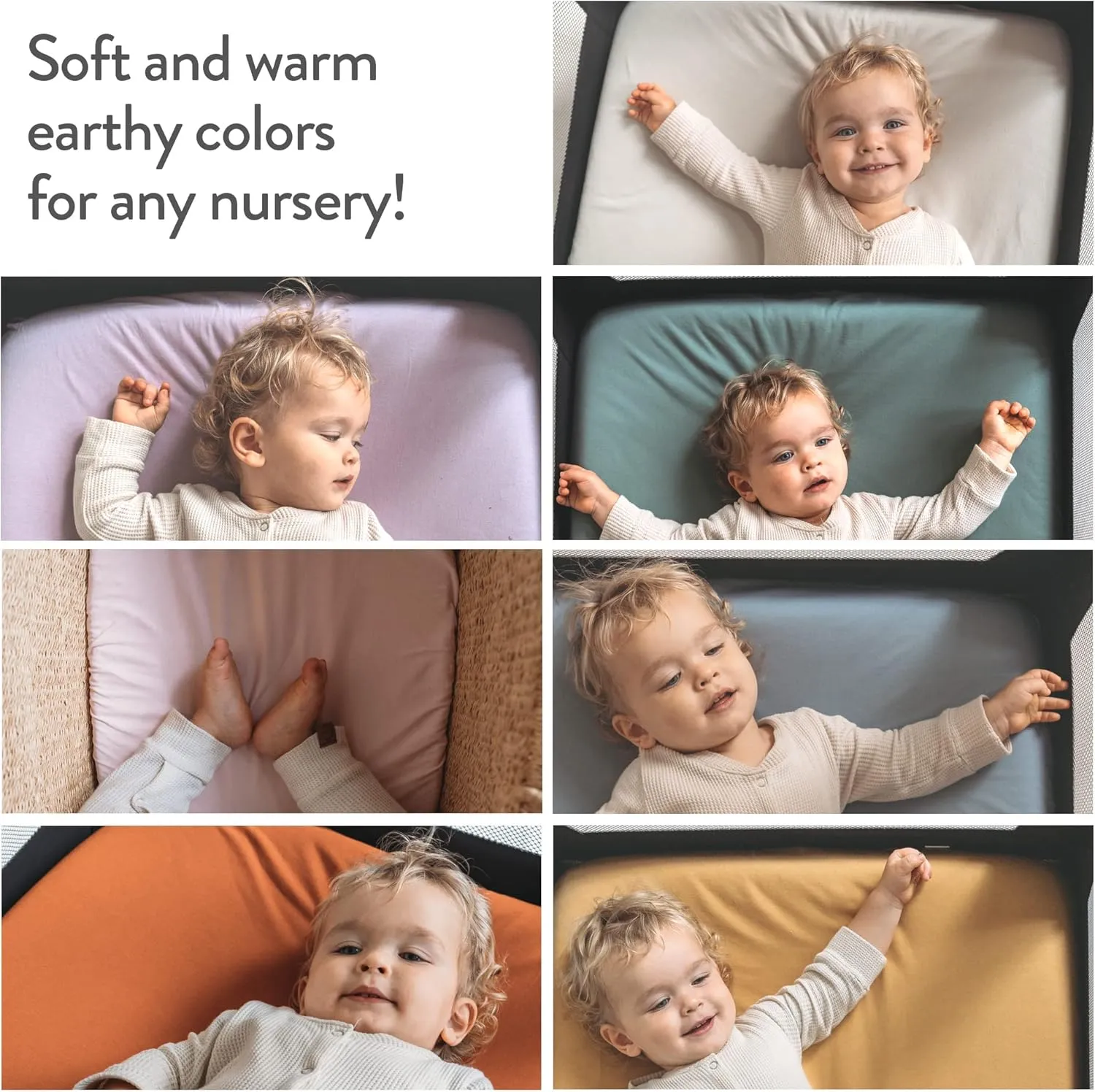 Bassinet Fitted Sheets for Chicco LullaGo Anywhere, Baby Bjorn Cradle and 14 x 29 Mattress Pad – Snuggly Soft 100% Jersey Cotton – Light   Dark Sage Green – 2 Pack