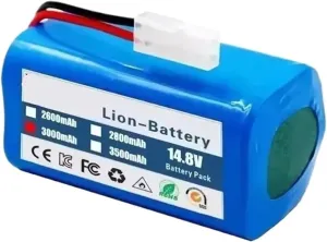 Battery：14.8V 6800mAh Rechargeable Battery of Lithium Ion Sweeper ，Compatible for Millet G1，Compatible for Panasonic MC-WRC53 X3 FC9601/9602 R30 Pro M788 F1 SKG T1(3500mAh)