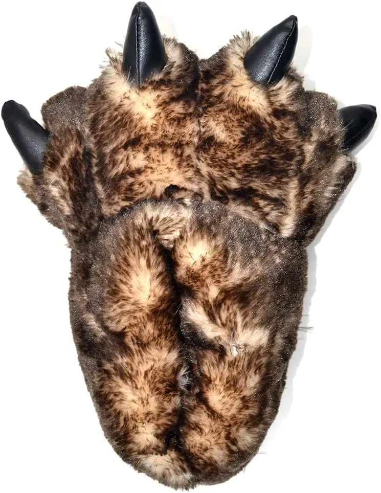 Bear House Slippers - Adult Monster Couple Paw Slippers