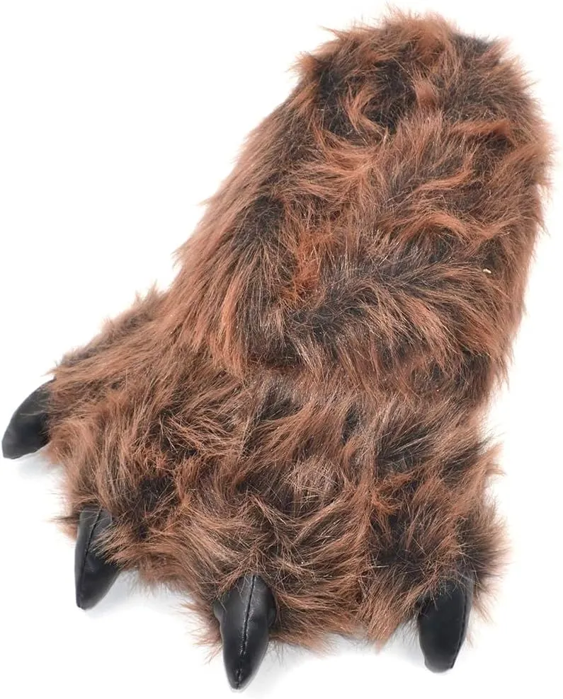 Bear House Slippers - Adult Monster Couple Paw Slippers