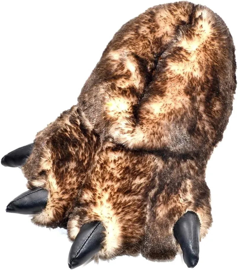 Bear House Slippers - Adult Monster Couple Paw Slippers