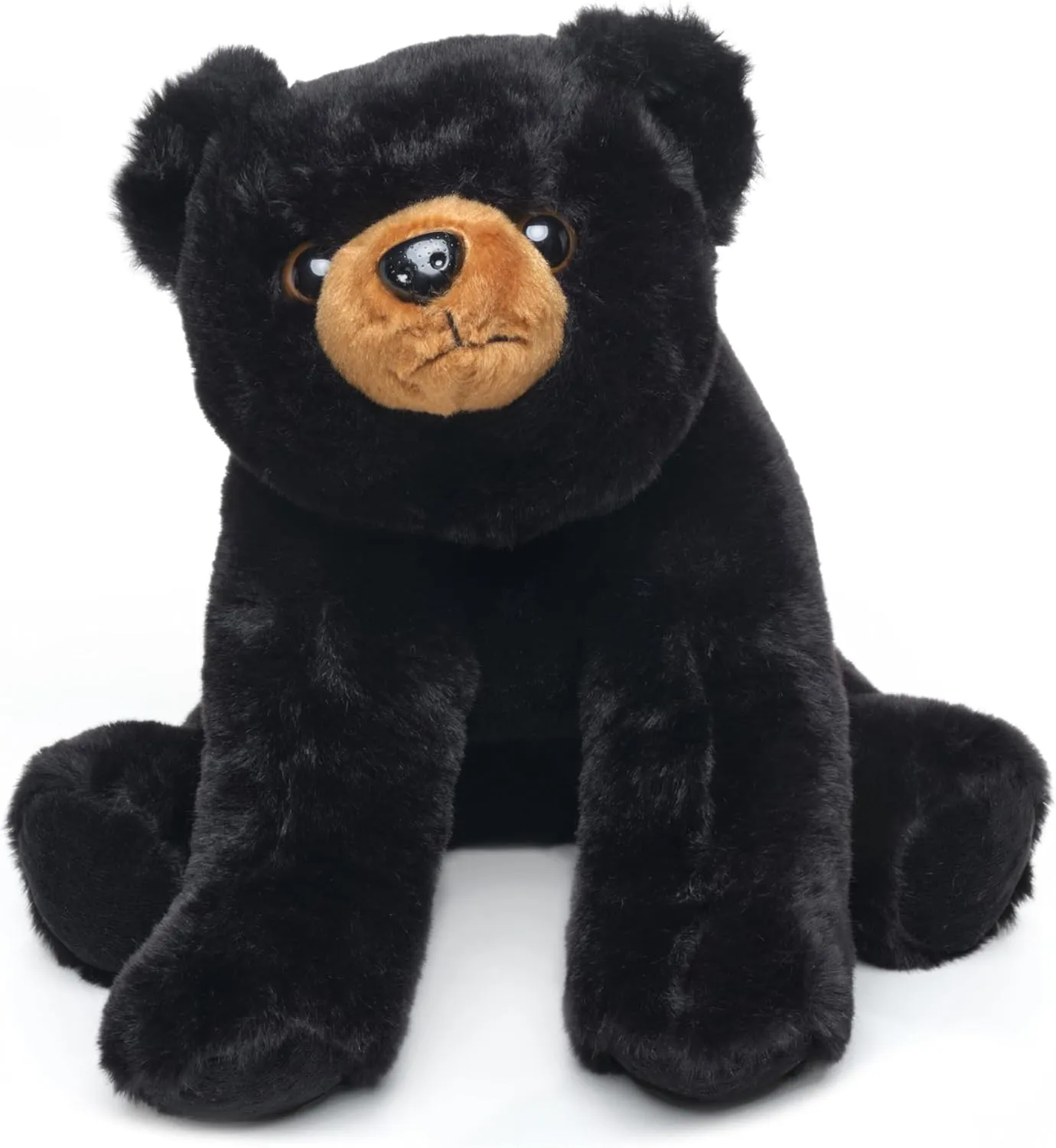 Bearington Bandit Plush Stuffed Animal Black Bear Teddy - 18" Teddy Bear Plush Toy