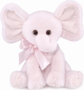 Bearington Baby Pinky The Elephant Plush, 12 Inch Elephant Stuffed Animal