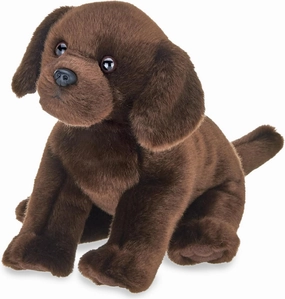 Bearington Brody The Labrador Stuffed Dog, 13 Inch Chocolate Lab Stuffed Animal