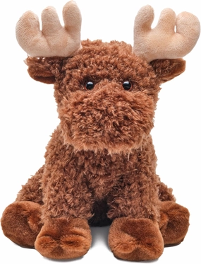 Bearington Morton The Moose Stuffed Animal, 10.5 Inch Plush Moose