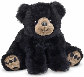Bearington Rocky Plush Stuffed Animal Black Bear, 19"