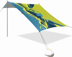 Beauty Bunny Forests Green Stable Beach Tent UPF50  Lightweight Sun Shade Includes Sand Shovel, Sandbags, Stability Poles for Camping, Picnics, Backyard