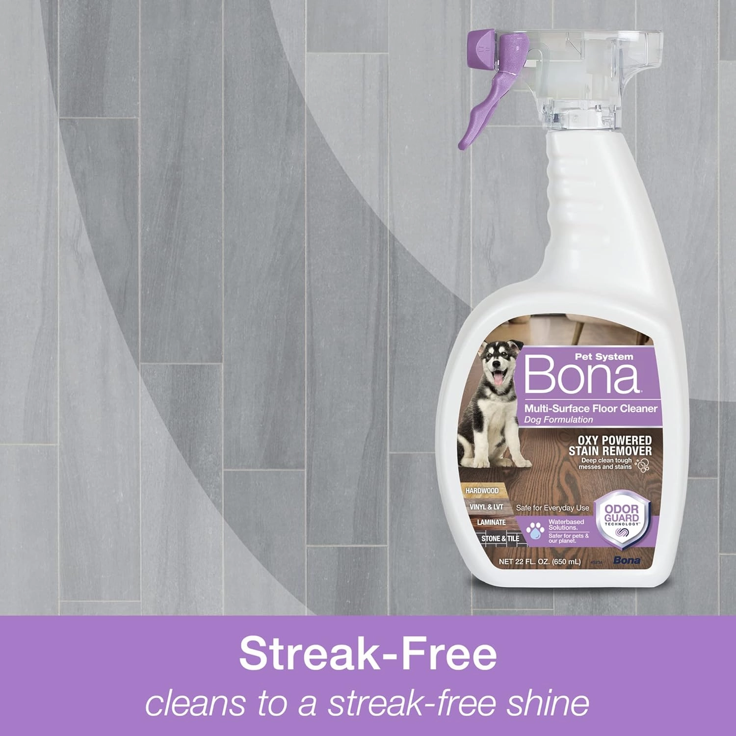 Bona Pet System Multi-Surface Floor Cleaner, Dog Formulation 32 fl oz (Pack of 2)