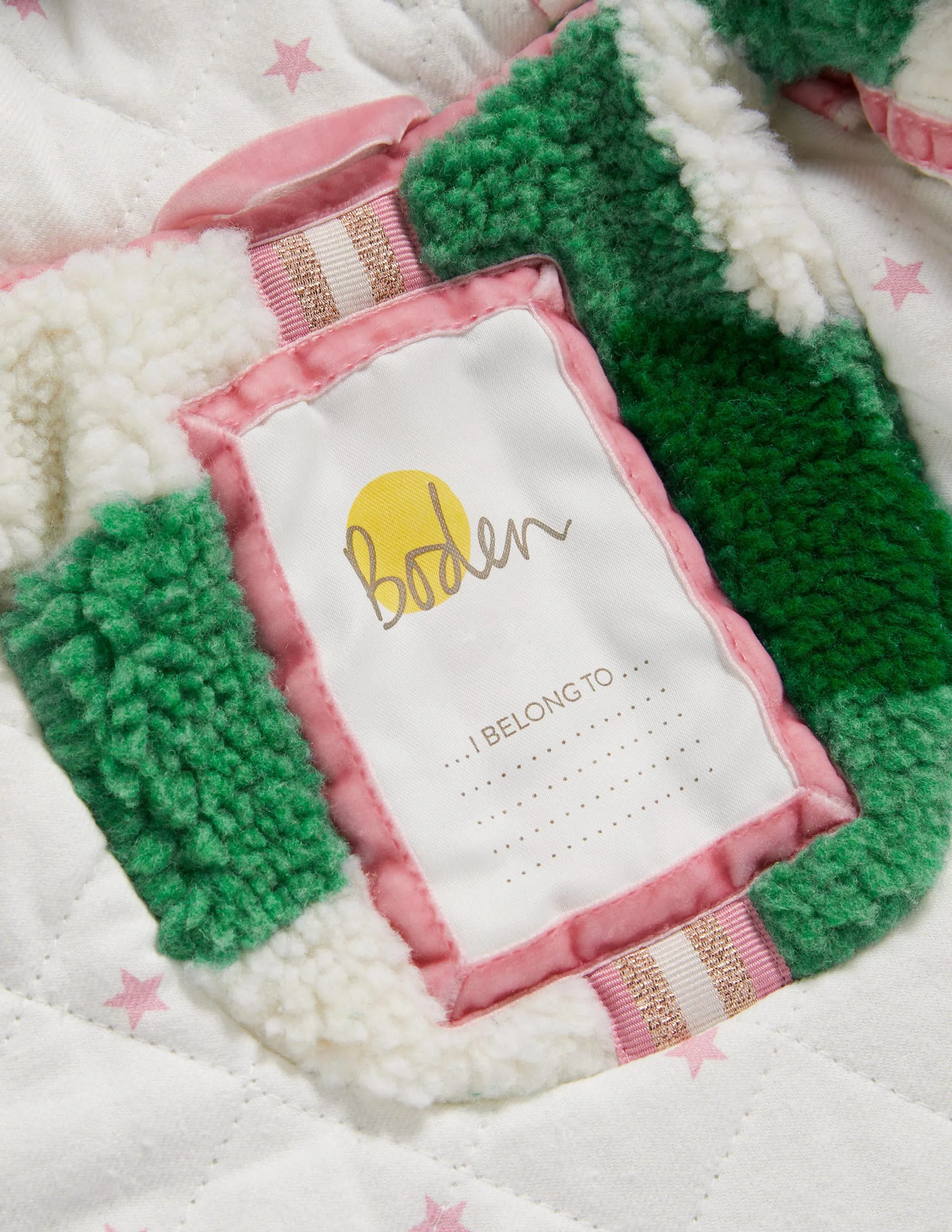 Borg Coat-Green Borg Gingham