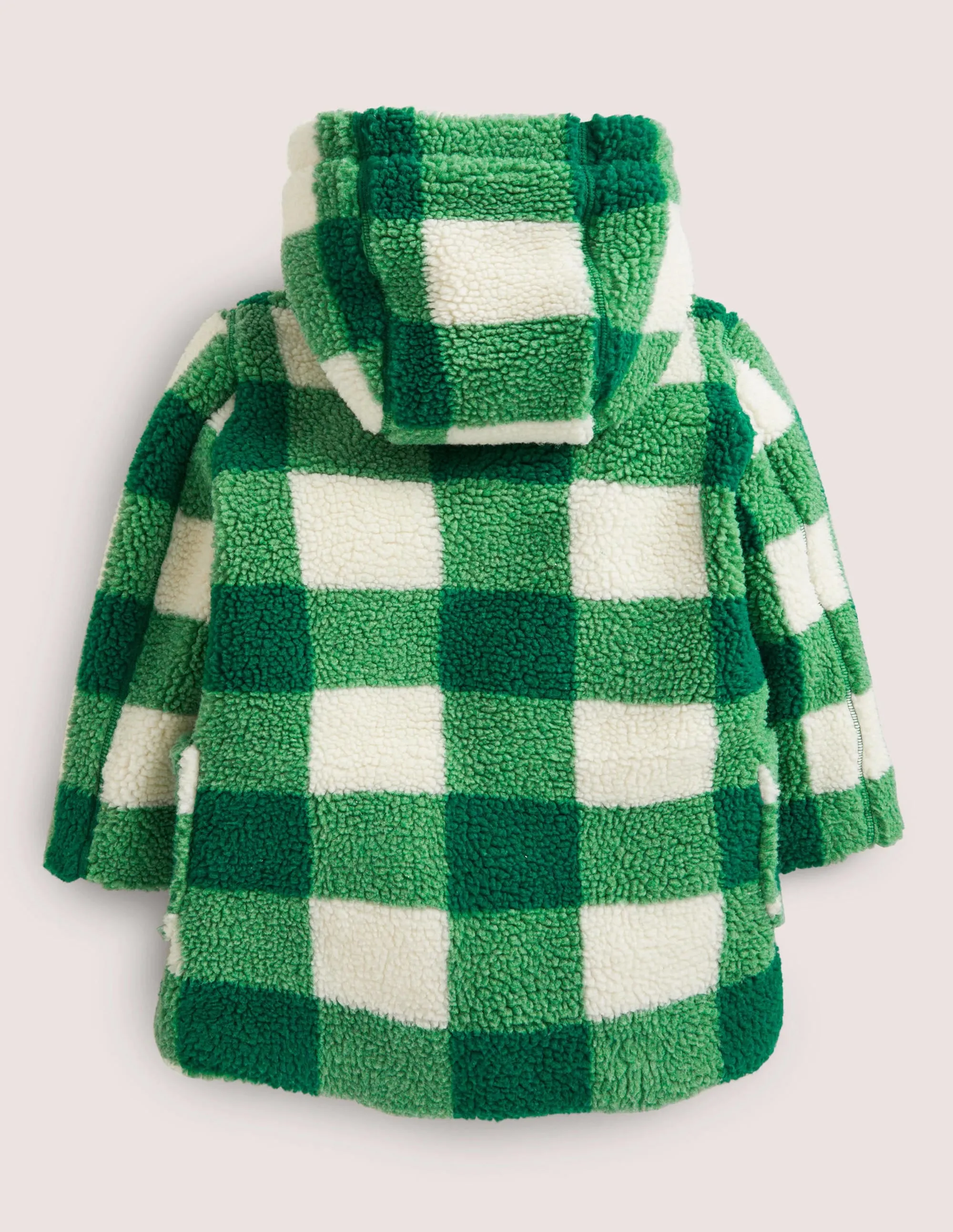 Borg Coat-Green Borg Gingham